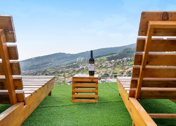 Brand New Private Modern With Patio And Sea View Calheta